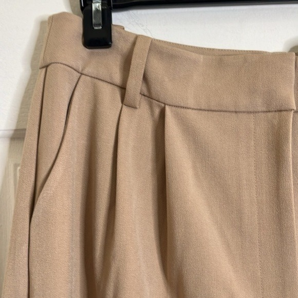 $218 Favorite Daughter The Favorite Pant Women Size 16 Beige High Rise Wide Leg - Picture 8 of 15